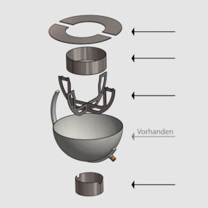 Umbau-Kit in rost